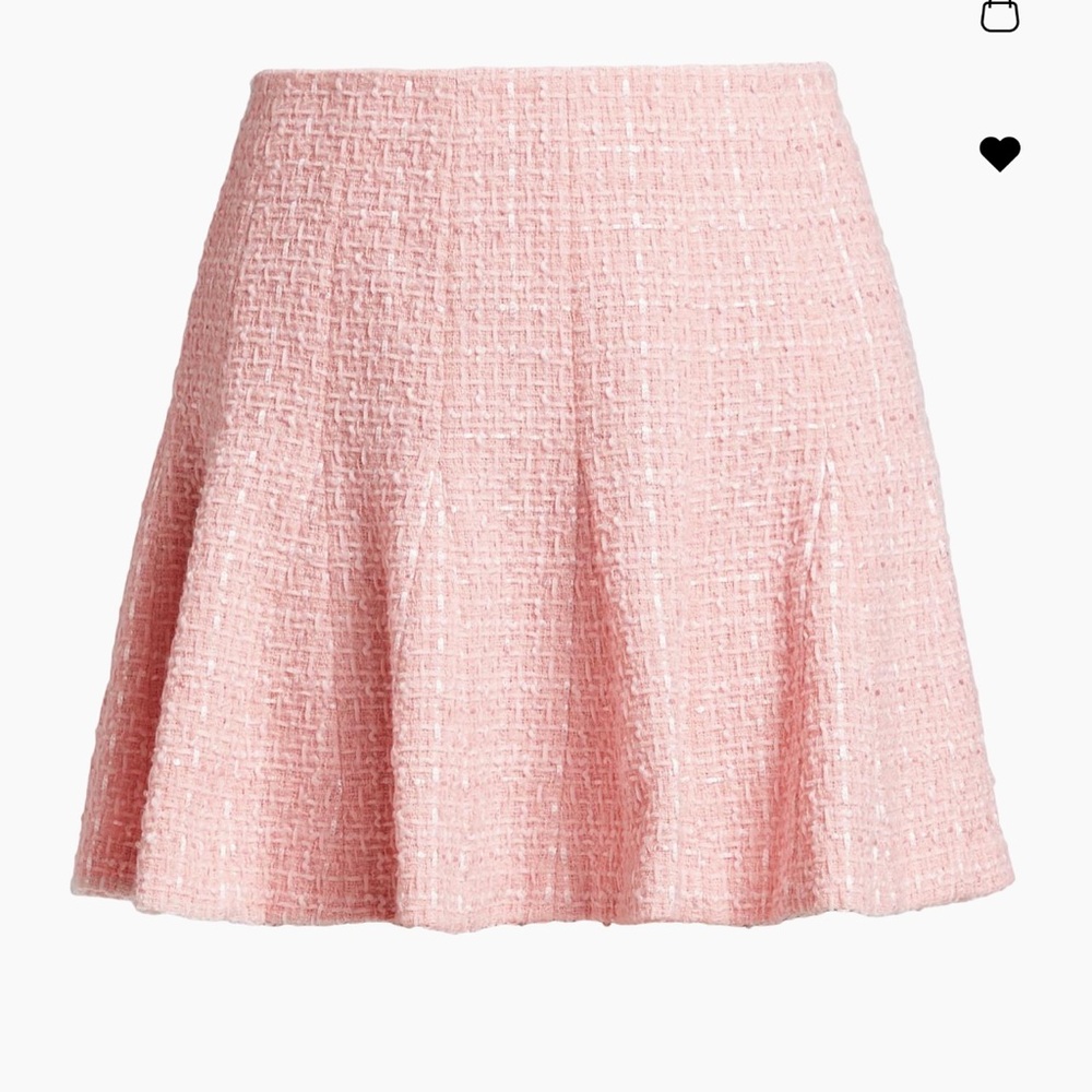 New Alice and Olivia Zona tweed Godet miniskirt - Picture 2 of 12